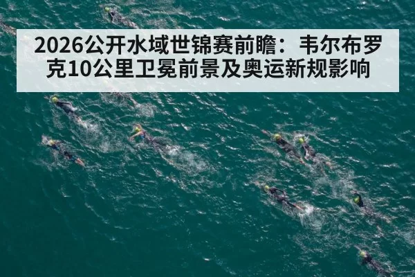 2026公开水域世锦赛前瞻：韦尔布罗克10公里卫冕前景及奥运新规影响